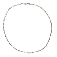 Halskette Soprana Dame Diamanti in Gold Diamante TENNIS 3.70 G VS